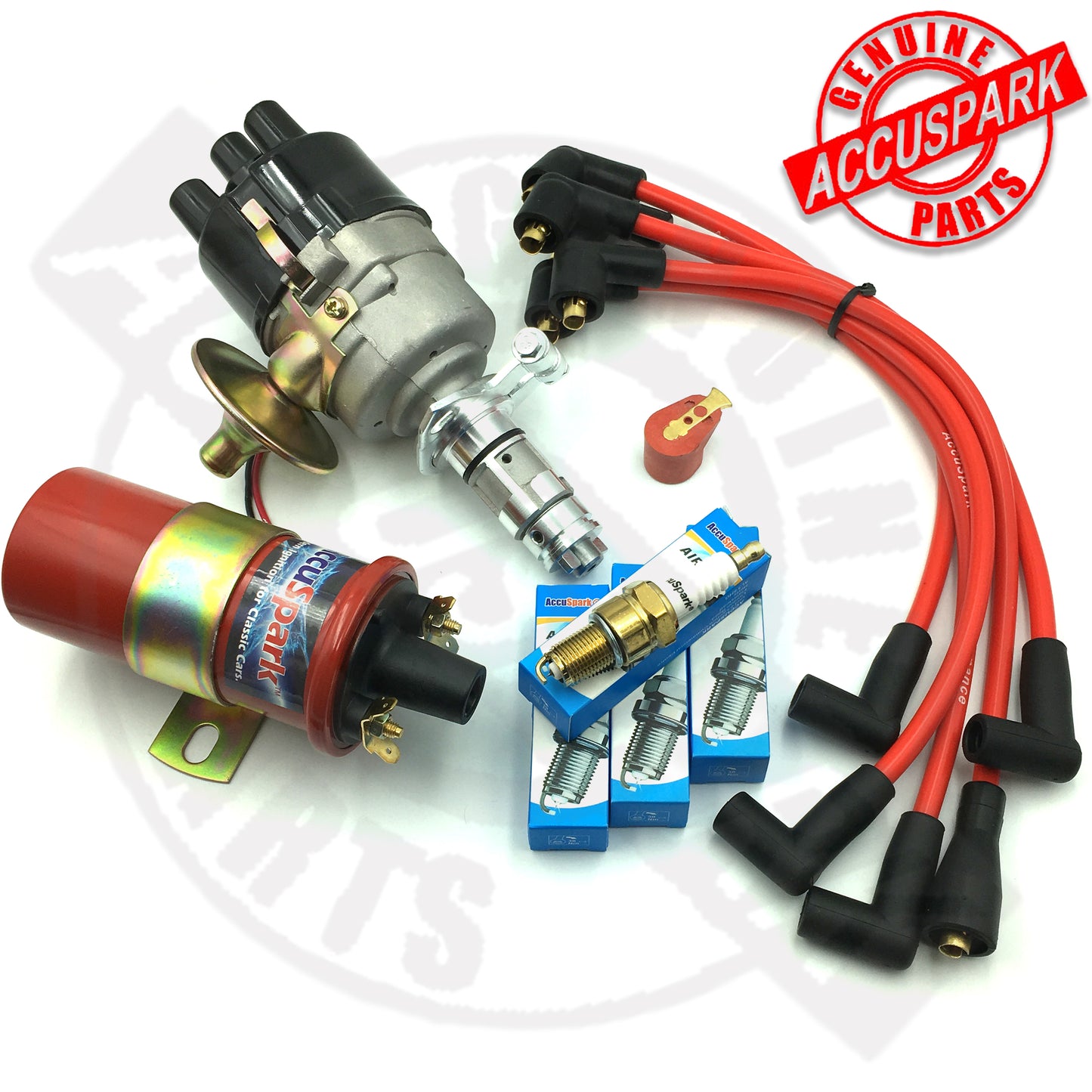 PACK 45D4 Mini 1975-1980 Non Ballast Lucas type electronic distributor performance pack