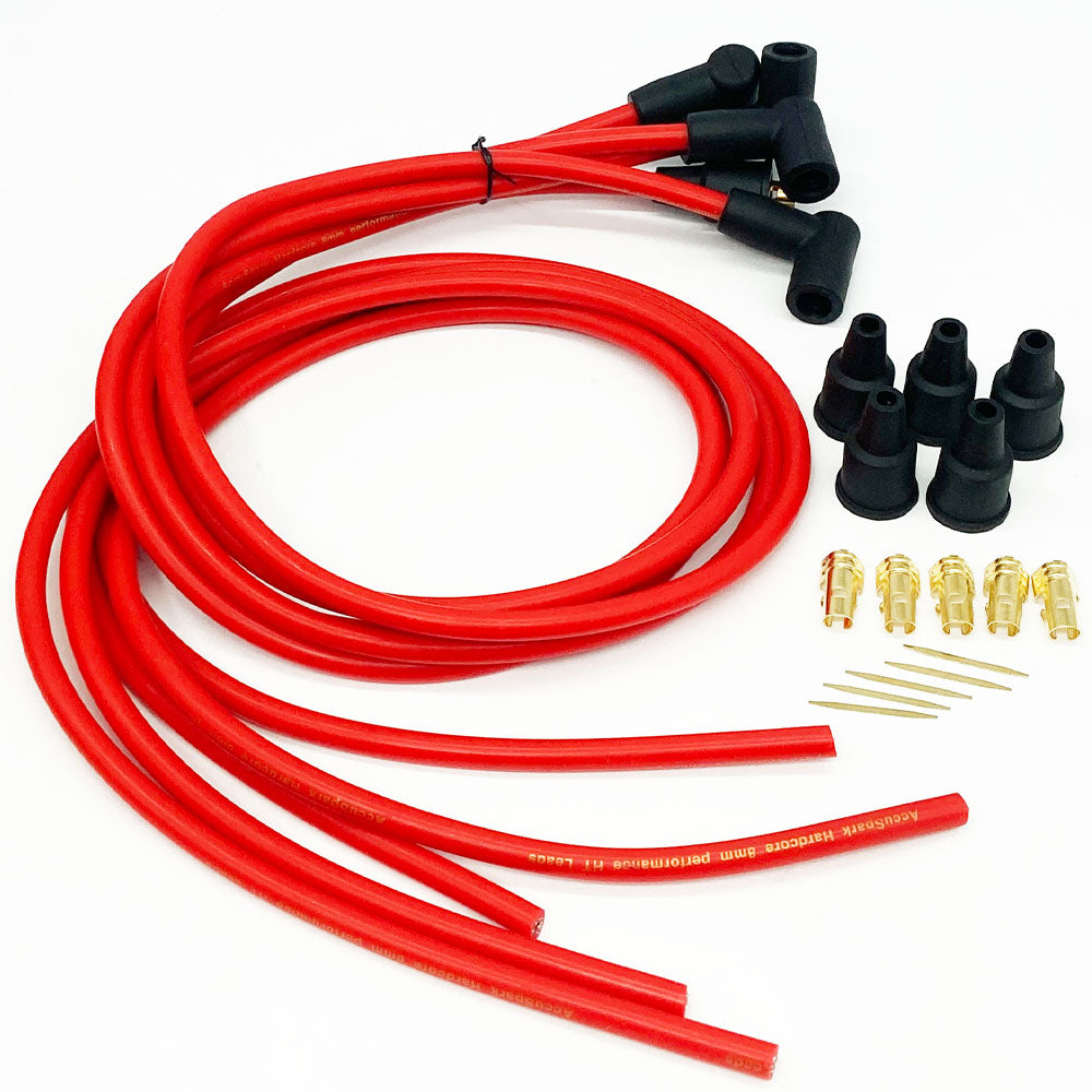 HT leads AccuSpark silicon 8mm FULL RANGE