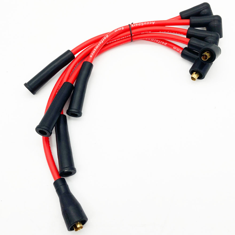 HT leads AccuSpark silicon 8mm FULL RANGE