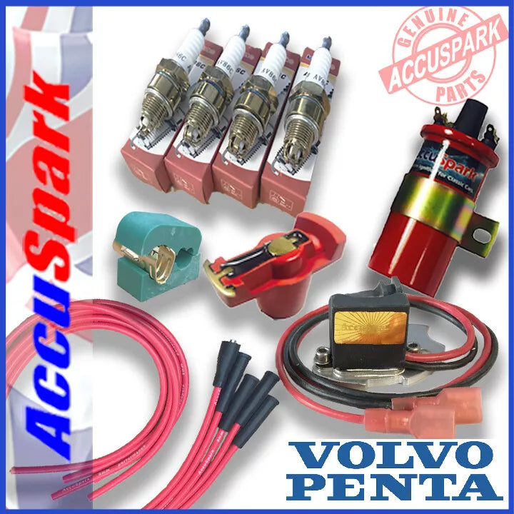 KIT 25 Volvo Penta Pack Bosch 4 Cyl R/H Pivot 1 piece points