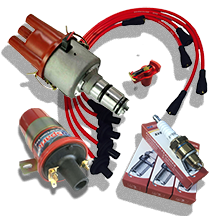 AccuSpark Electronic ignition Kit /& Red Sports Coil for VW Camper 009