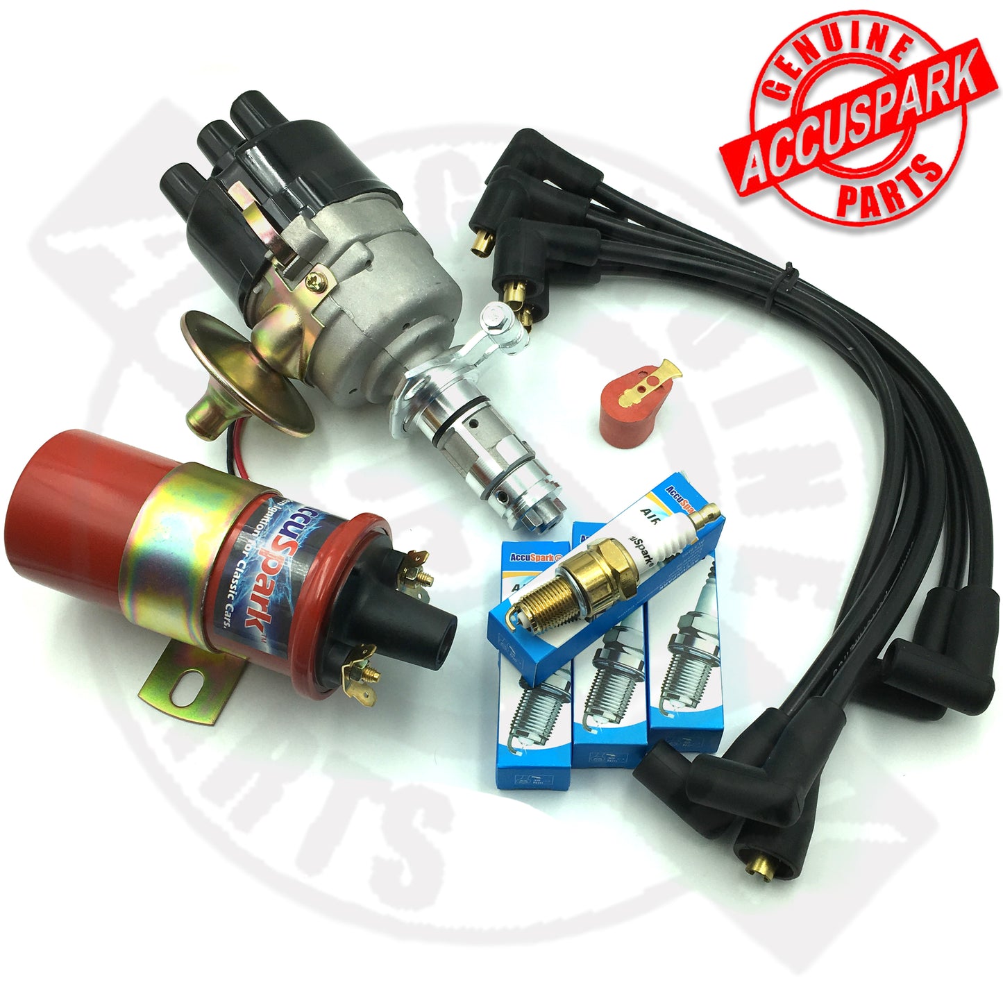 PACK 45D4 Mini 1975-1980 Non Ballast Lucas type electronic distributor performance pack
