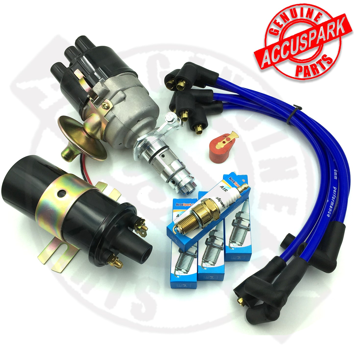 PACK 45D4 Mini 1975-1980 Non Ballast Lucas type electronic distributor performance pack