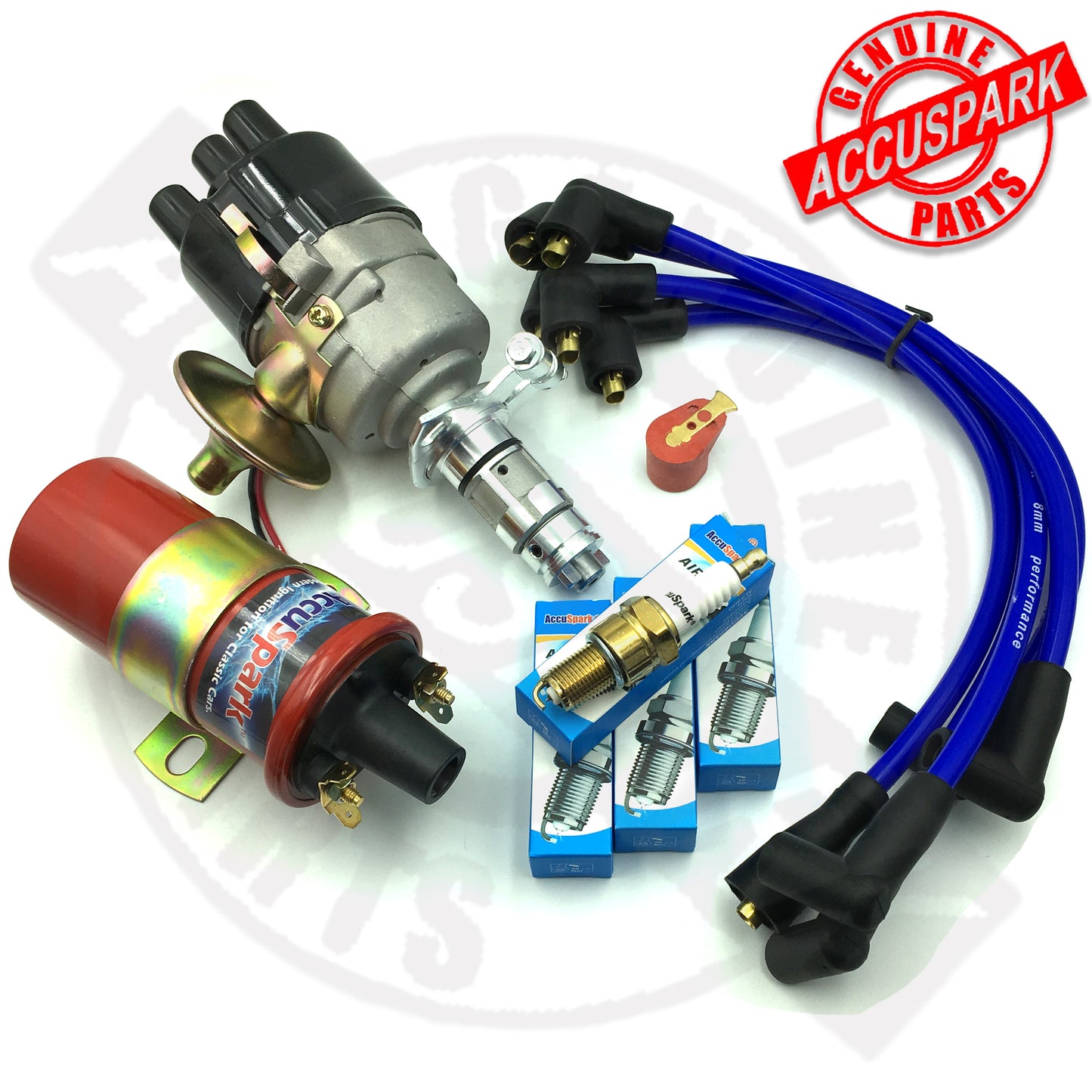 PACK 45D4 Mini 1975-1980 Non Ballast Lucas type electronic distributor performance pack