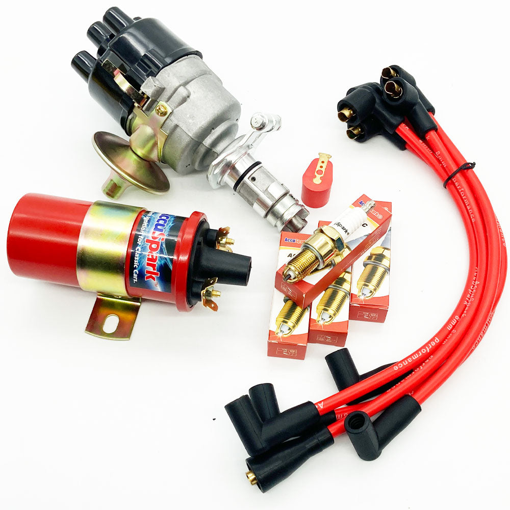 PACK 45D4 Mini 1975-1980 Non Ballast Lucas type electronic distributor performance pack