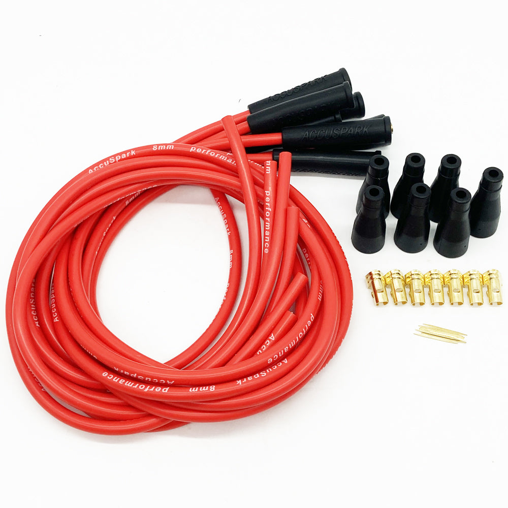 Custom build your HT leads  with AccuSpark silicon 8mm KIT