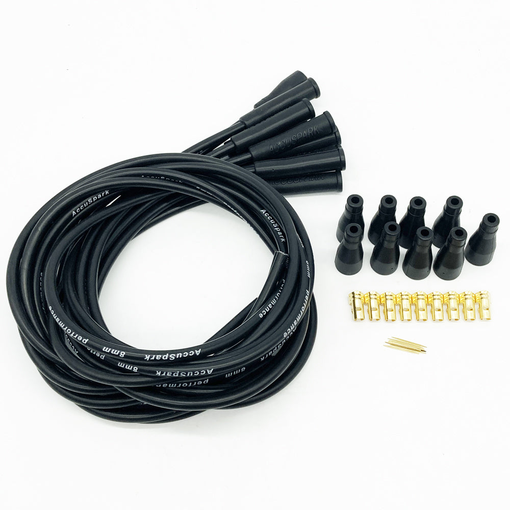 Custom build your HT leads  with AccuSpark silicon 8mm KIT