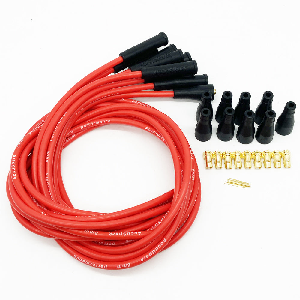 Custom build your HT leads  with AccuSpark silicon 8mm KIT