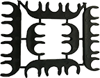 HT lead dividers Basic 4cyl AccuSpark